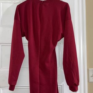Shein maroon cut out dress. Size small